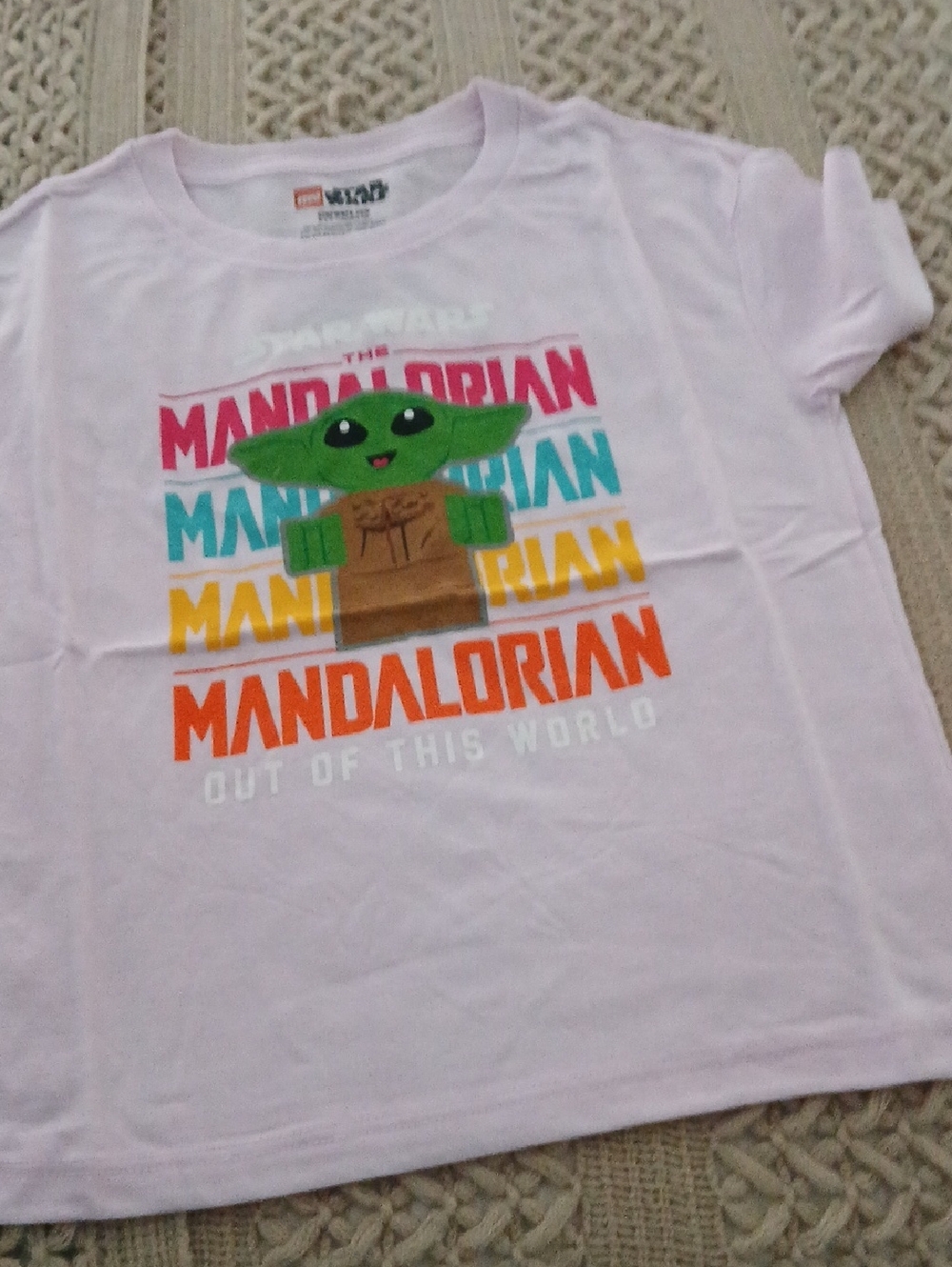 LEGO STAR WARS MANDOLORIAN SHORT SLEEVE SHIRT SZ 6/6X NEW WITHOUT TAG - Picture 2 of 6